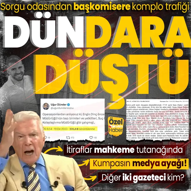 FETÖvari kumpasın medya ayağı! İtiraflar mahkeme tutanağında Uğur Dündar panikte... Diğer iki gazeteci kim?