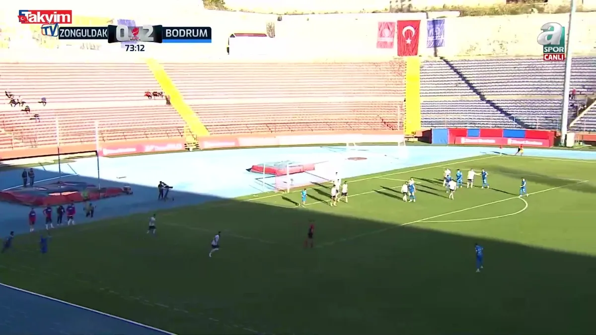Zonguldak 0 - 3 Bodrum FK | Gol: Mert Yılmaz