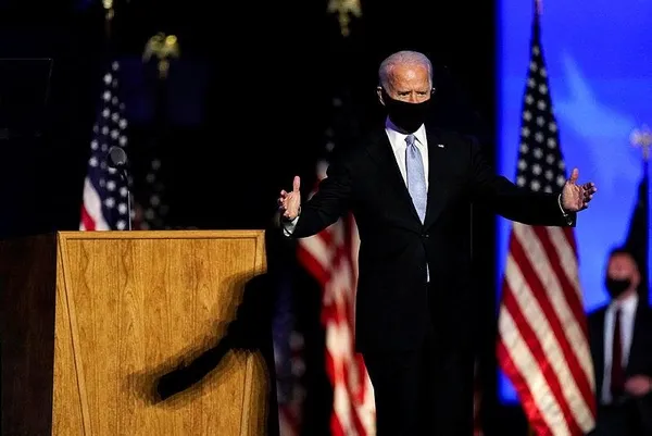 SON DAKİKA: ABD'nin yeni başkanı Joe Biden zafer konuşması yaptı-1