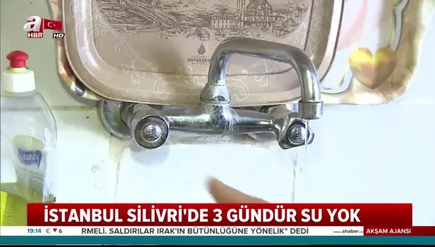 İSKİ'ye tepki yağıyor! İstanbul Silivri’de 3 gündür su yok