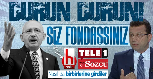 Fondaş medya birbirine girdi! Sözcü'den Halk TV ve Tele 1'e ateş!