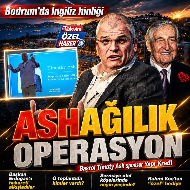 Bodrumda zaman ayarlı sinsi ve derin buluşma! Başrol Timothy Ash sponsor Koç... Başkan Erdoğana hakarete soruşturma