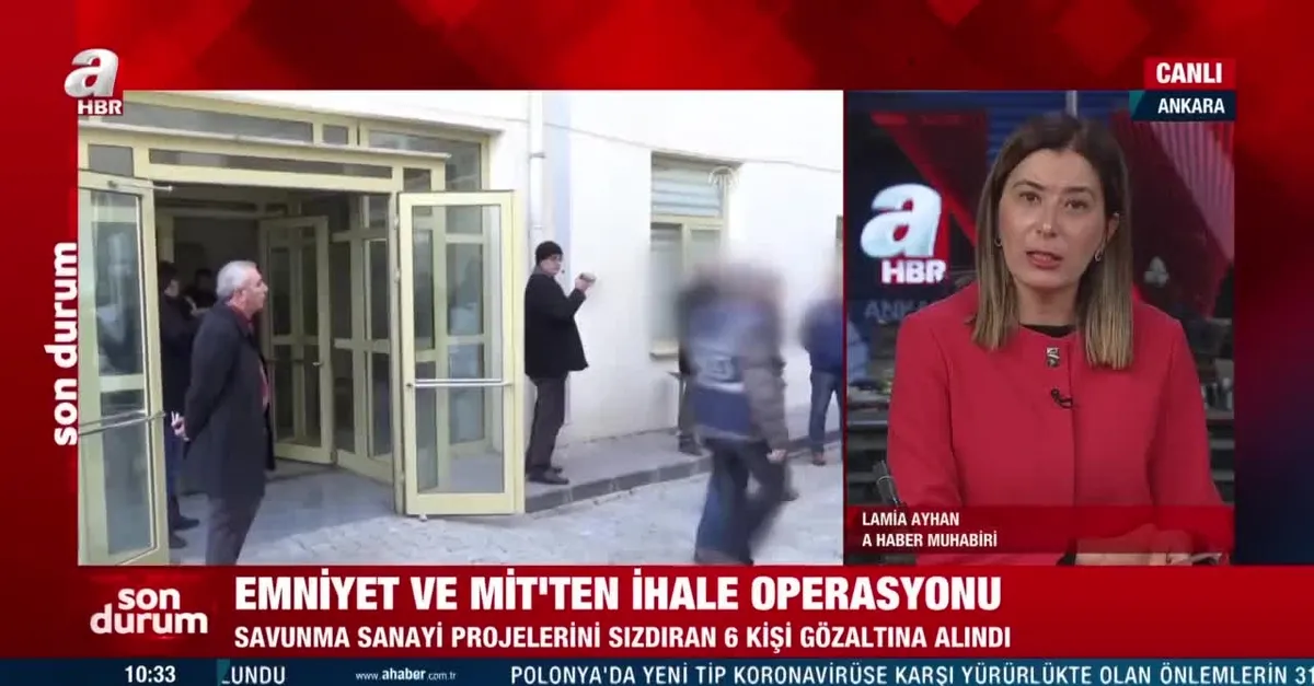 SON DAKİKA: MİT ve SSB'den ortak operasyon: İhaleleri yabancı şirketlere sızdıran 6 kişi gözaltına alındı