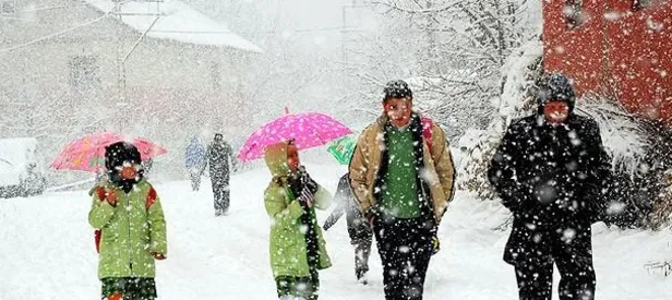 Bu illerde okullara kar tatili
