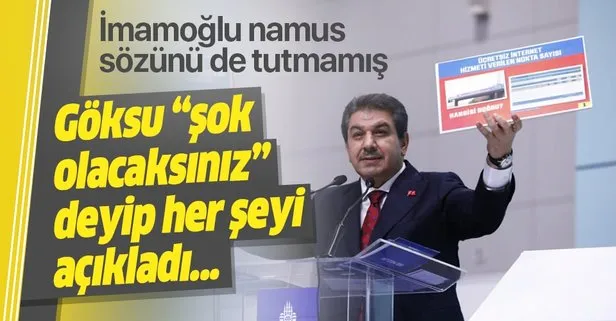 Mehmet Tevfik Göksu İBB Meclisi’nde, ’buradaki arkadaşlar şimdi şok olacak’ deyip İmamoğlu’nun marifetlerini açıkladı...