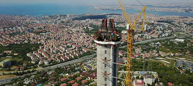 Çamlıca Kulesi'nde çalışmalarda sona gelindi