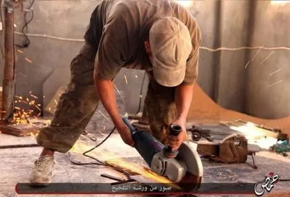 IŞİD’ın ’bomba üretimi’ görüntülendi