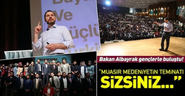 Enerji ve Tabii Kaynaklar Bakanı Berat Albayrak Bursa’da gençlerle bir araya geldi