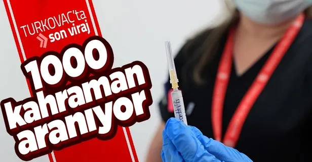 TURKOVAC son virajda! 1000 kahraman aranıyor