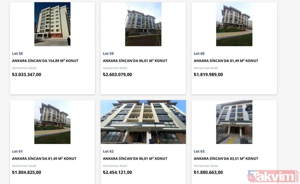 Eskişehir Sarıcakaya - 103,40 M² Konut: ₺2.507.050,00 Eskişehir Sarıcakaya - 107,84 M² Konut: ₺2.426.763,00