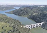 Kuruyoruz! Alibeyköy Barajı’nda sular çekilince Mağlova Kemeri ortaya çıktı