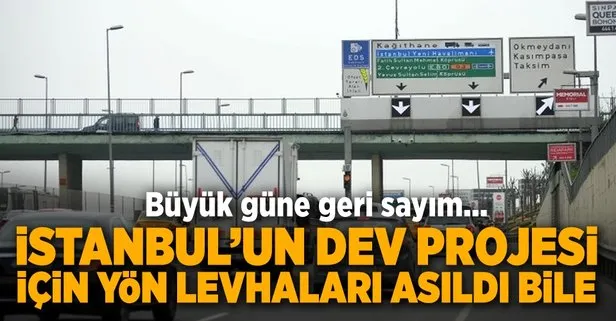 İstanbul Yeni Havalimanı levhalarda yerini aldı