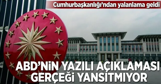 ABDnin açıklamasına Türkiyeden jet yanıt