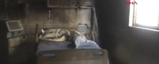 Gaziantepte 9 kişinin öldüğü hastane odasından ilk video geldi! Oksijen tüpünün patladığı oda görüntülendi!
