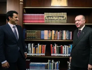 Başkan Erdoğan ve Al Sani Millet Kütüphanesi’ni ziyaret etti