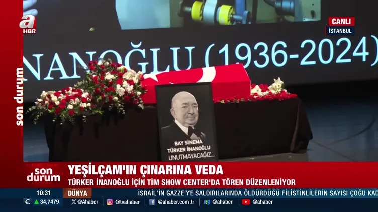 Yeşilçam’ın çınarı Türker İnanoğlu'na veda!