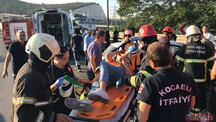 Hız gösterge ibresi takılı kaldı! TEM’de feci kaza