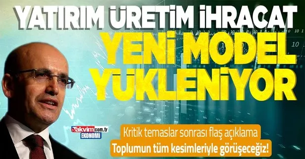 Hazine ve Maliye Bakanı Mehmet Şimşek’ten peş peşe temaslar: Refah artışını sağlayacak bir biçimde yolumuza devam edeceğiz