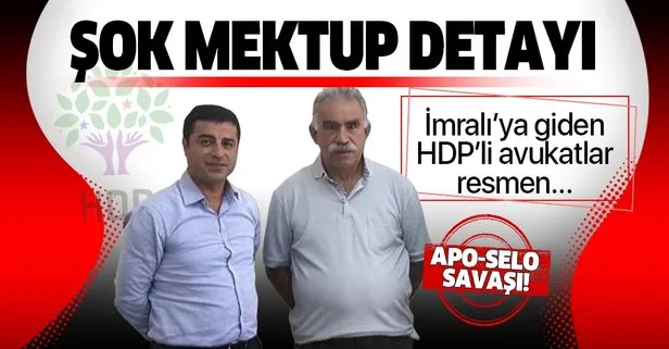 Abdullah Öcalan’ın şok mektubuna ilişkin flaş detay! İmralı’ya giden HDP’li avukatlar resmen…