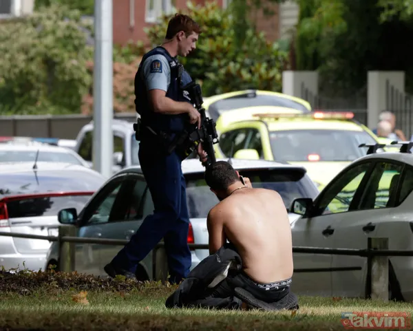 Yeni Zelanda'da camiye korkunç saldırı! Kan donduran görüntüler - 1