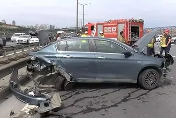 Son dakika: TEM'de zincirleme kaza