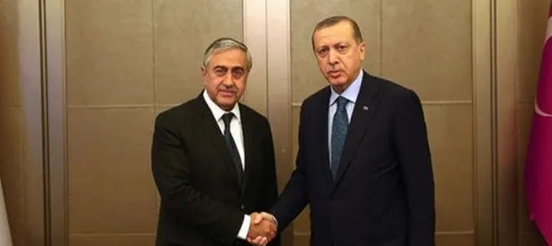 Cumhurbaşkanı Erdoğan Mustafa Akıncı’yı kabul etti