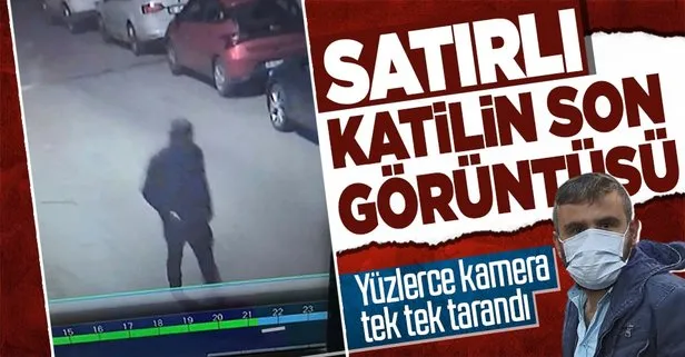 Yüzlerce güvenlik kamerası tek tek tarandı! İşte Zeytinburnu’ndaki satırlı katilin son görüntüsü