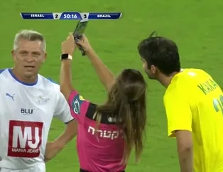 Brezilya'da kadın hakem, Kaka ile selfie için bakın ne yaptı!
