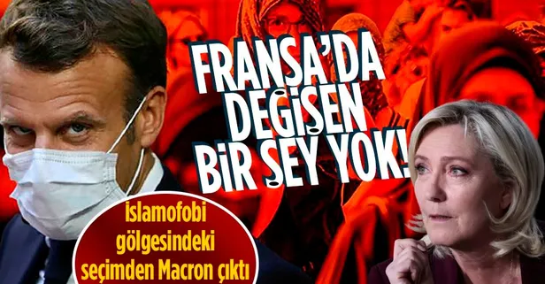 Fransa'da Cumhurbaşkanlığı seçimini Emmanuel Macron kazandı