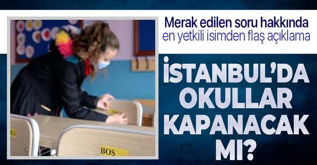 Vakalar patladı herkes bu sorunun cevabını araştırmaya başladı! İstanbul’da okullar kapanacak mı? Flaş yüz yüze eğitim açıklaması!
