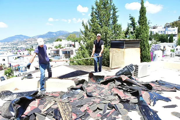 Kaçak Can Dündar ve Sözcü gazetesi yazarı Yılmaz Özdil'in kaçak villalarında yıkım sürüyor-6