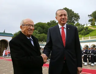 Cumhurbaşkanı Erdoğan Tunus'ta