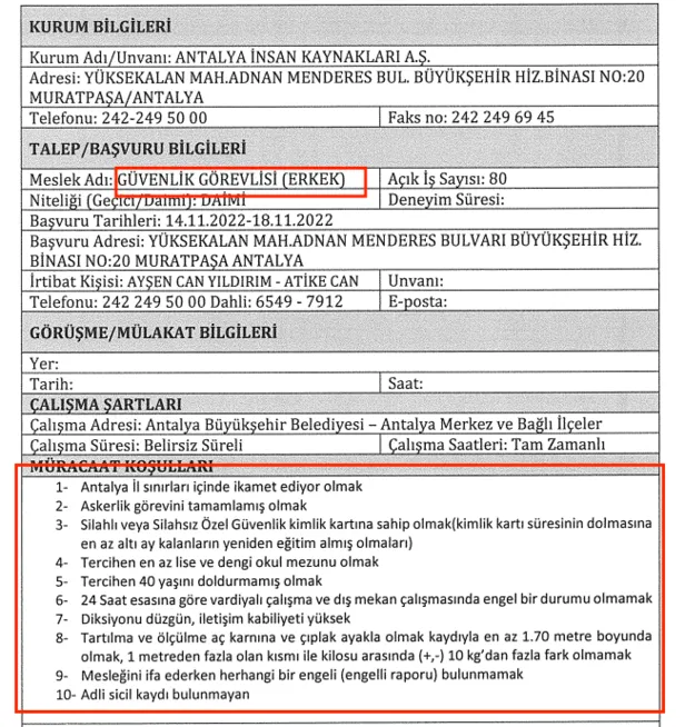 Başvurular için SON 3 GÜN! KPSS şartı yok! Lise mezunu olmak yeterli... İŞKUR 8.310 TL maaşla 40 yaş altı GÜVENLİK KAMU PERSONELİ alımı!-3