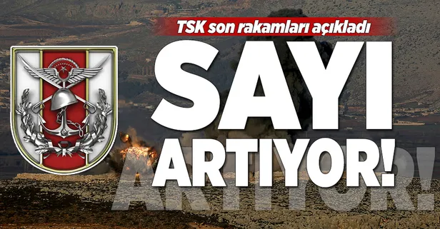 TSK: 153 hedef ateş altına alındı