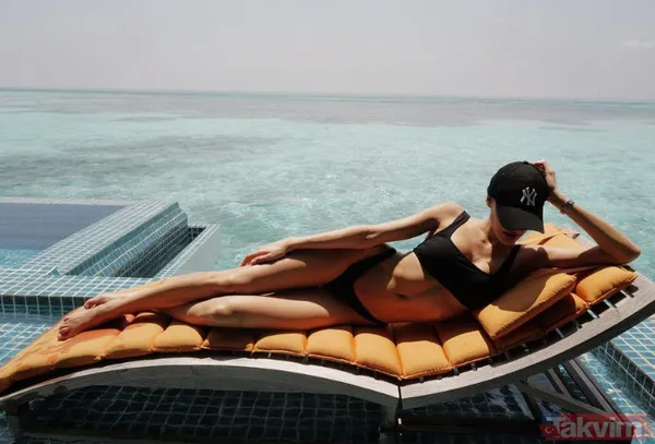 Dilan Çiçek Deniz ile Mert Yazıcıoğlu 'nun tatil pozları ortalığı yaktı geçti "Beni Fransız kızları gibi..." Dilan'ın bikinili pozu olay - 13