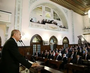 Başkan Erdoğan Birinci Meclis Binası’nda konuştu