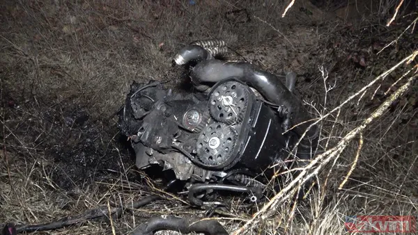 Kırıkkale'de feci kaza: Takla atan otomobilin motoru koptu sürücü camdan fırladı - 5