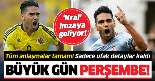 Galatasaray’ın Falcao’ya kavuşma tarihi belli oldu! Büyük gün Perşembe...