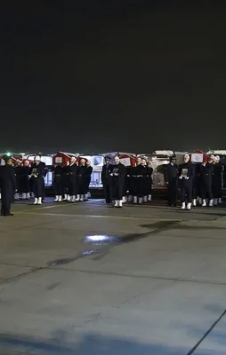 Şehitlerimiz için askeri tören