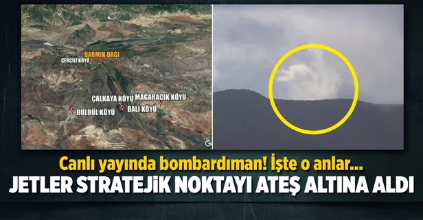 Darmık Dağı bombardımana alındı