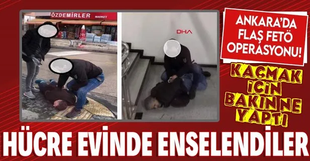 Ankara’da flaş FETÖ operasyonu! Firari eski emniyet müdürü hücre evinde yakalandı!