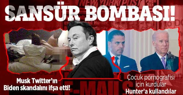 Elon Musk, Twitter'ın eski yönetiminin Joe Biden'ın oğlu Hunter Biden'la ilgili haberleri nasıl sansürlediğini ifşa etti