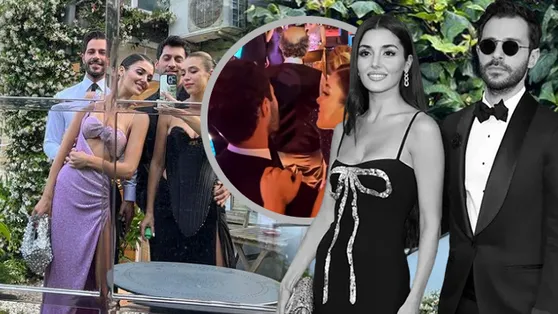 Hande Erçel ile Hakan Sabancı el ele göz göze! Aşk tazeleyen çiftten aile pozu geldi kayınvalide Arzu Sabancı detayı bomba...