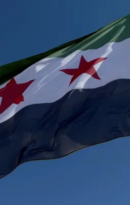 "Devrim bayrağı" asıldı