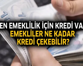 Erken emeklilik için kredi var mı? SSK, SGK ve Bağkur emeklisi kaç para kredi çekebilir?