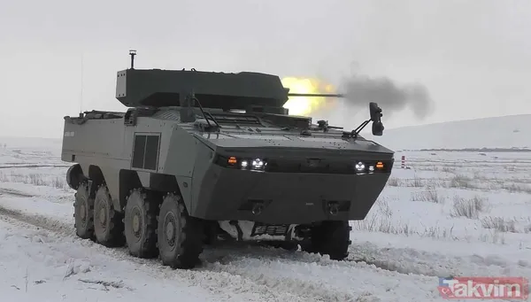 Kazakistan Türk yapımı zırhlı Arma 8×8'i ve Nefer silah sistemini test etti! Özellikleriyle korku salıyorlar - 4
