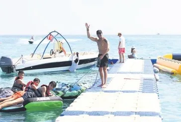 Emre Altuğ'dan çocukları Uzay ve Kuzey'le adrenalin şov!