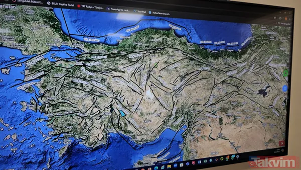 İşte Türkiye'nin diri fay hatları! Herkes oturduğu yeri merak ediyor... O bölgeye dikkat! - 1