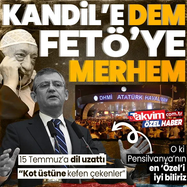 Bunu da yaptı! Kandille DEM tutan Özgür Özel bölücü ittifakı perdelemek için 15 Temmuza dil uzattı: Rezil sözler