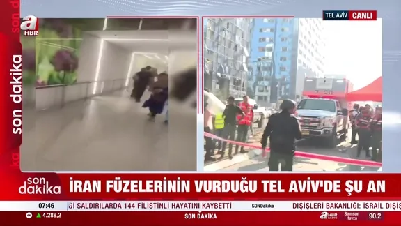 İran Tel Aviv’e füze yağdırdı!